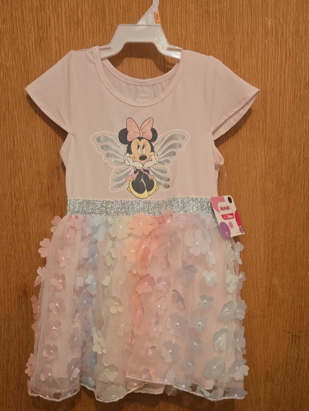 Disney Junior Minnie 2T Dress New Pink and Multicolor
